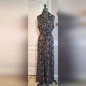 NY&Co sleeveless floral maxi dress